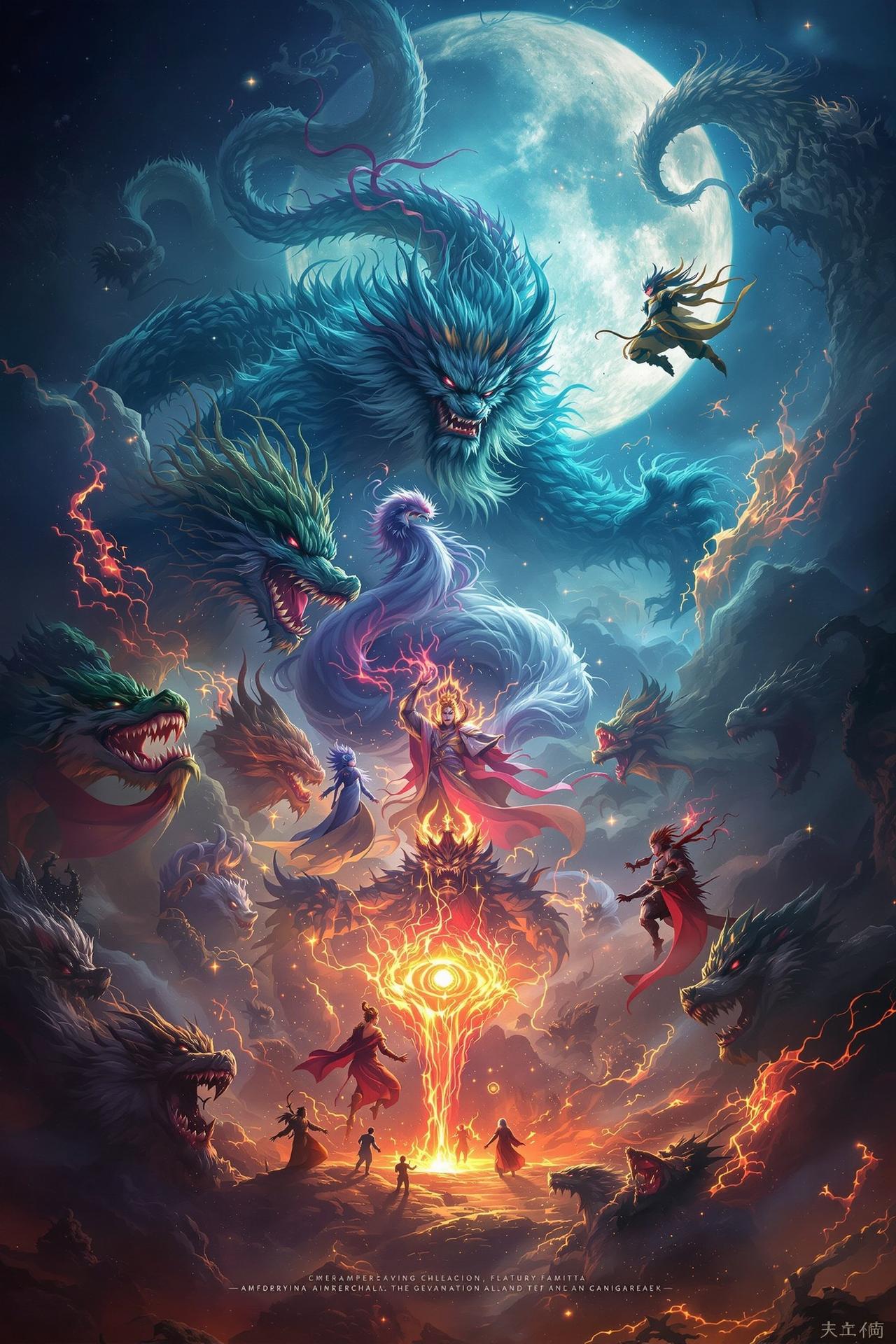封神第一部：朝歌风云(2023) 神话影视海报 - 导演乌尔善 - 免费一级片